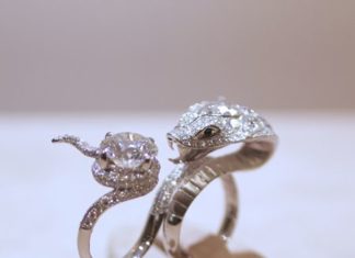 Diamond Rings : "The Temptation of Eve" by Stephen Webster – two finger ring…
