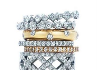 Diamond Rings : Tiffany stacking rings…