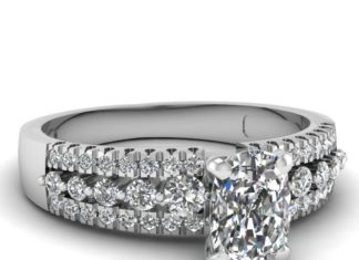 Diamond Rings : Triple Row Ring…