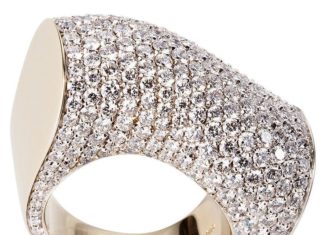 Diamond Rings : Vhernier "Onda Piccolo" diamond ring…