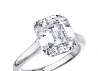 Diamond Rings : William Goldberg Asscher Cut Solitaire…
