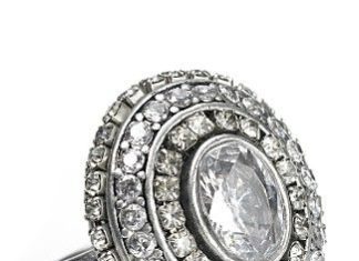 Diamond Rings : WOW! 1930s antique cluster…