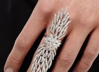 Diamond Rings : Yeprem Wildfire 18k White Gold Diamond Ring…