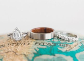 Engagement Rings & Wedding Rings : A Blush & Sage Michigan Wedding | Every Last Detail