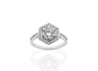 Engagement Rings & Wedding Rings : Meadowlark Jewellery’s Cool Hexagon Engagement Rings – Mon Cheri Bridals