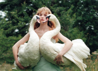 Fashion : @fashiondailymag :Sara Daykin wearing John Galliano photographed…