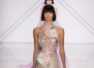 Fashion : @fashiondailymag that dress with the ruffles + florals by Ralph…