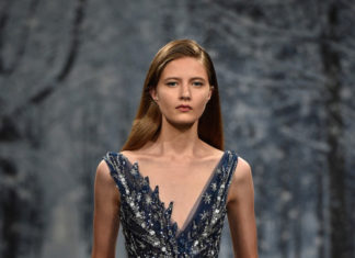 Fashion : looks like sparkled branches.ZIAD NAKAD COUTURE