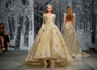 Fashion : PRINCESS and the starfish. ZIAD NAKAD FW17-18 COUTURE.