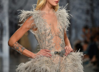 Fashion : sparkle me all over, yes. ZIAD NAKAD 008. COUTURE FW17-18