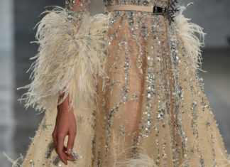 Fashion : SPARKLED AND FEATHERED BABE. ZIAD NAKAD. 007
