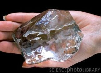Loose Diamond : Cullinan diamond before being cut (replica). the largest rough gem-quality diamo…
