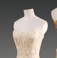 Short Wedding Dresses : 1950 Emilio SCHUBERT Roma Ivory Lace Dress…