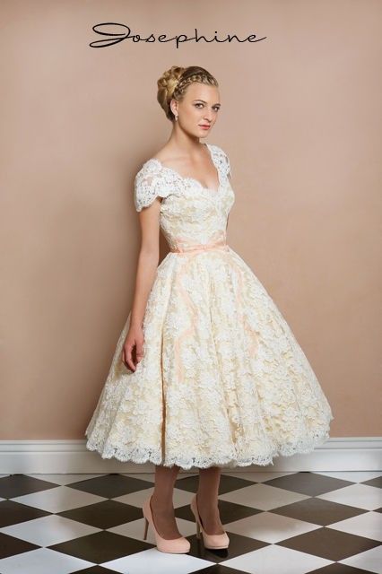 60s short wedding dress