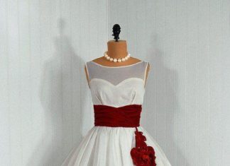 Short Wedding Dresses : 50s dress…
