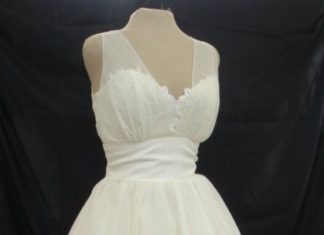 Short Wedding Dresses : A 50s style cocktail dress lace and chiffon I by elegance50s, $255.00…