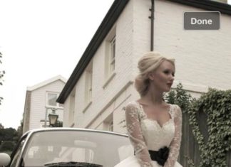Short Wedding Dresses : A little too frou-frou and I don't like the band (makes it seem like prom), …