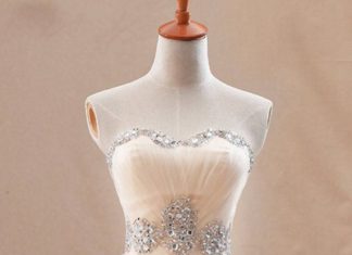 Short Wedding Dresses : Beads Sweetheart Short Prom Dress, Custom A Line Knee-length Prom Dress Homecomi…
