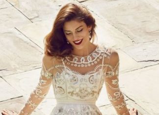 Short Wedding Dresses : Beautifully embellished…