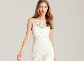 Short Wedding Dresses : Brides.com: Affordable Wedding Dresses (Under $1,000!). Sue Wong. Beaded short l…