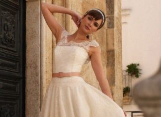 Short Wedding Dresses : cute 50s style wedding dress…