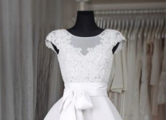 Short Wedding Dresses : Hi-Lo Homecoming Dresses, Elegant Cocktail Dresses , Tulle White Prom Dresses,Applique Homecoming Dresses from LovePromDresses