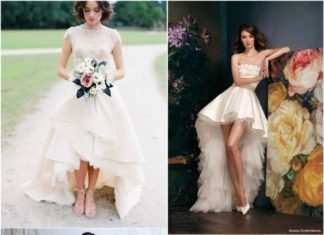 Short Wedding Dresses : high-low wedding dresses and gowns…