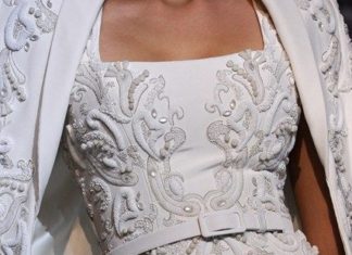 Short Wedding Dresses : I love the intricate and beautiful details on this dress. – Ralph & Russo Sp…
