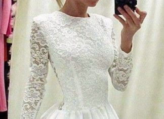 Short Wedding Dresses : Latest fashion trends: Women’s fashion | White lace dress