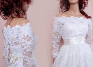 Short Wedding Dresses : Maybe my Future Reception Wedding Dress Plus Size Short wedding lace dresses / b…