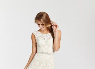 Short Wedding Dresses : See the beautifully boho Ti Adora wedding dress collection by Alvina Valenta for…