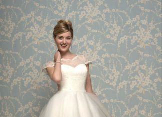Short Wedding Dresses : Short, tea length and 1950s inspired wedding dresses by Cutting Edge Brides…