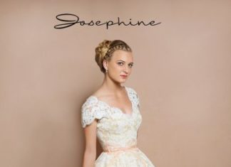 Short Wedding Dresses : Stephanie James Couture Tea-length Wedding Dress #Wedding…