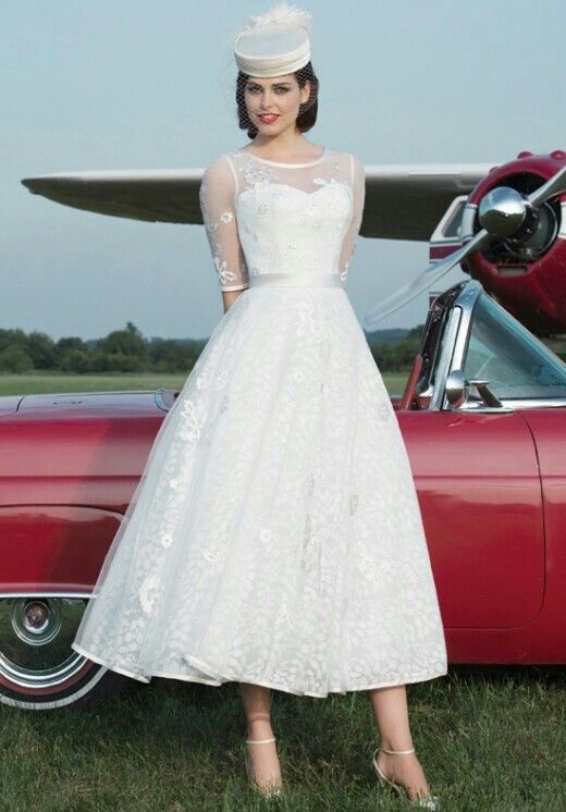 rockabilly wedding dress