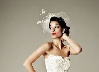 Short Wedding Dresses : Tea length vintage wedding dress…