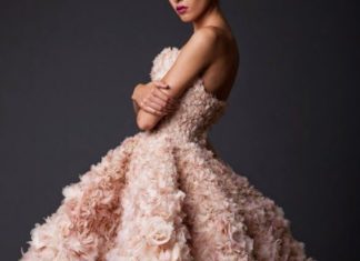 Short Wedding Dresses : Textured dress….