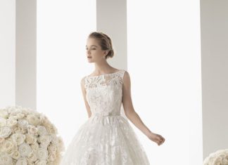 Short Wedding Dresses : Two by Rosa Clara Wedding Dresses 2014 Bridal Collection Part I. To see more: ww…