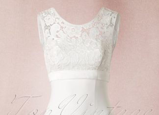 Short Wedding Dresses : Unique Vintage – 50s White Lace Bow Weddingdress