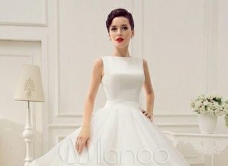 Short Wedding Dresses : Vestido em organza e cetim….