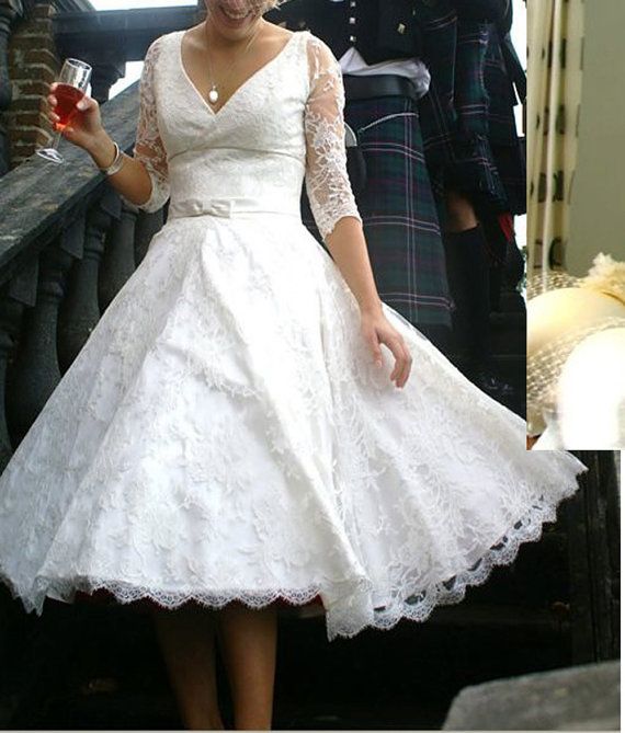 vintage tea dress wedding
