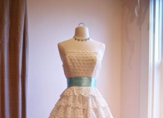 Short Wedding Dresses : Vintage Wedding Dress…