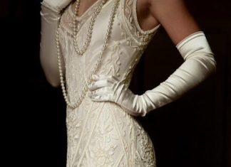 Short Wedding Dresses : White flapper Dress…