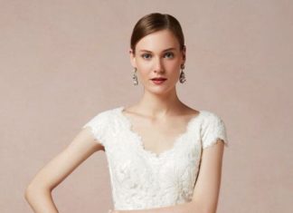 Short Wedding Dresses : white lace dress…