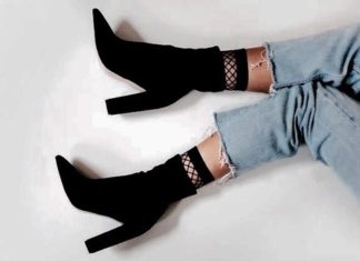 Street Style : Black Suede Boots