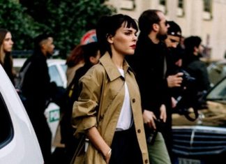 Street Style : chicblanccouture:MFWhttp://chicblanccouture.tumblr.com/