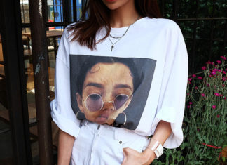 Street Style : Graphic Portrait T-shirt