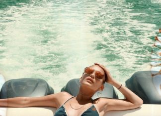 Street Style : streetstyleplatform:Black Triangle Bikini