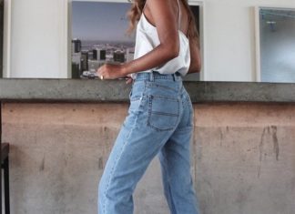 Street Style : streetstyleplatform:HIgh Waist Denim Jeans
