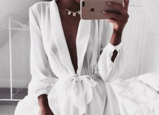 Street Style : streetstyleplatform:
White Playsuit