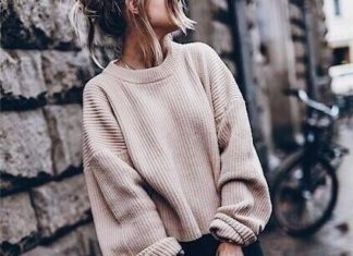 Street Style : x Chunky Knit Sweater